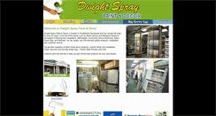 Desktop Screenshot of dwightspraypaint.com